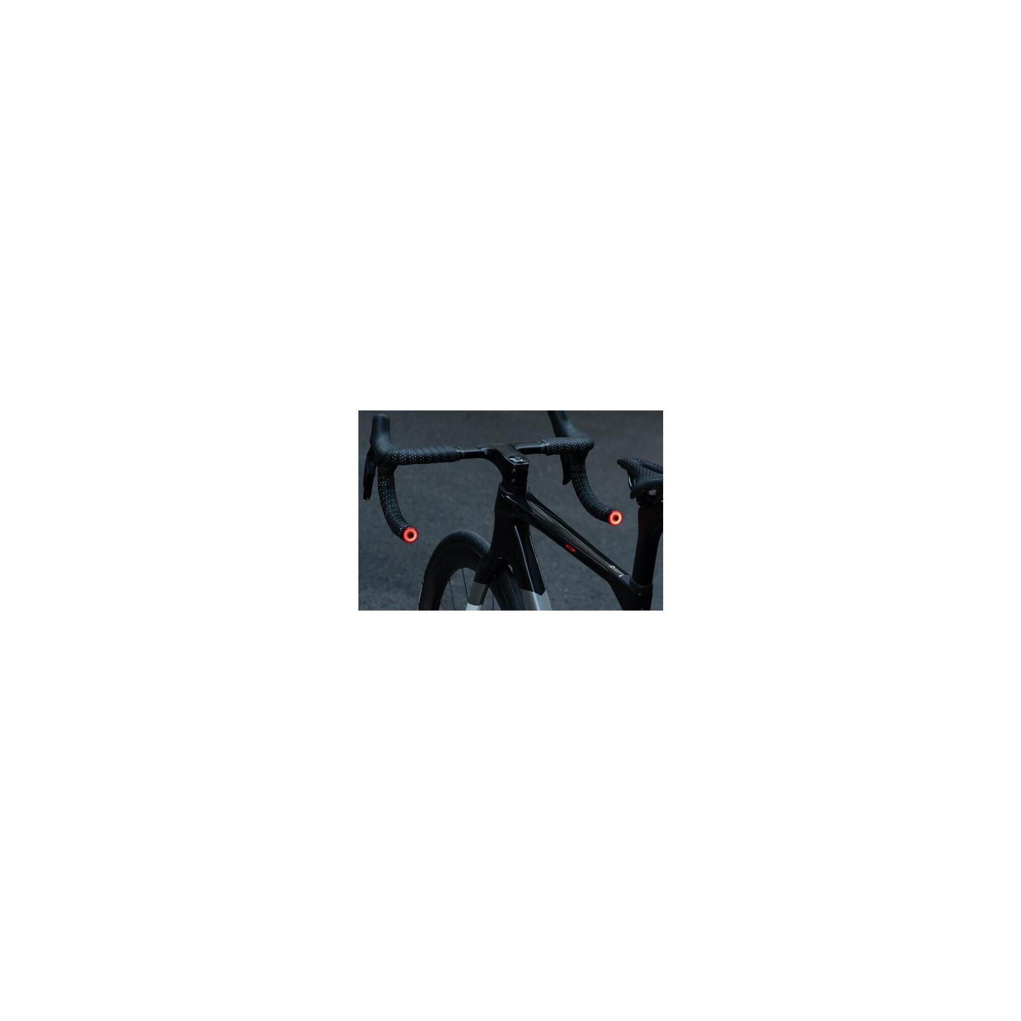 Lumini capete de ghidon Rockbros cu senzor de franare, reincarcabil
