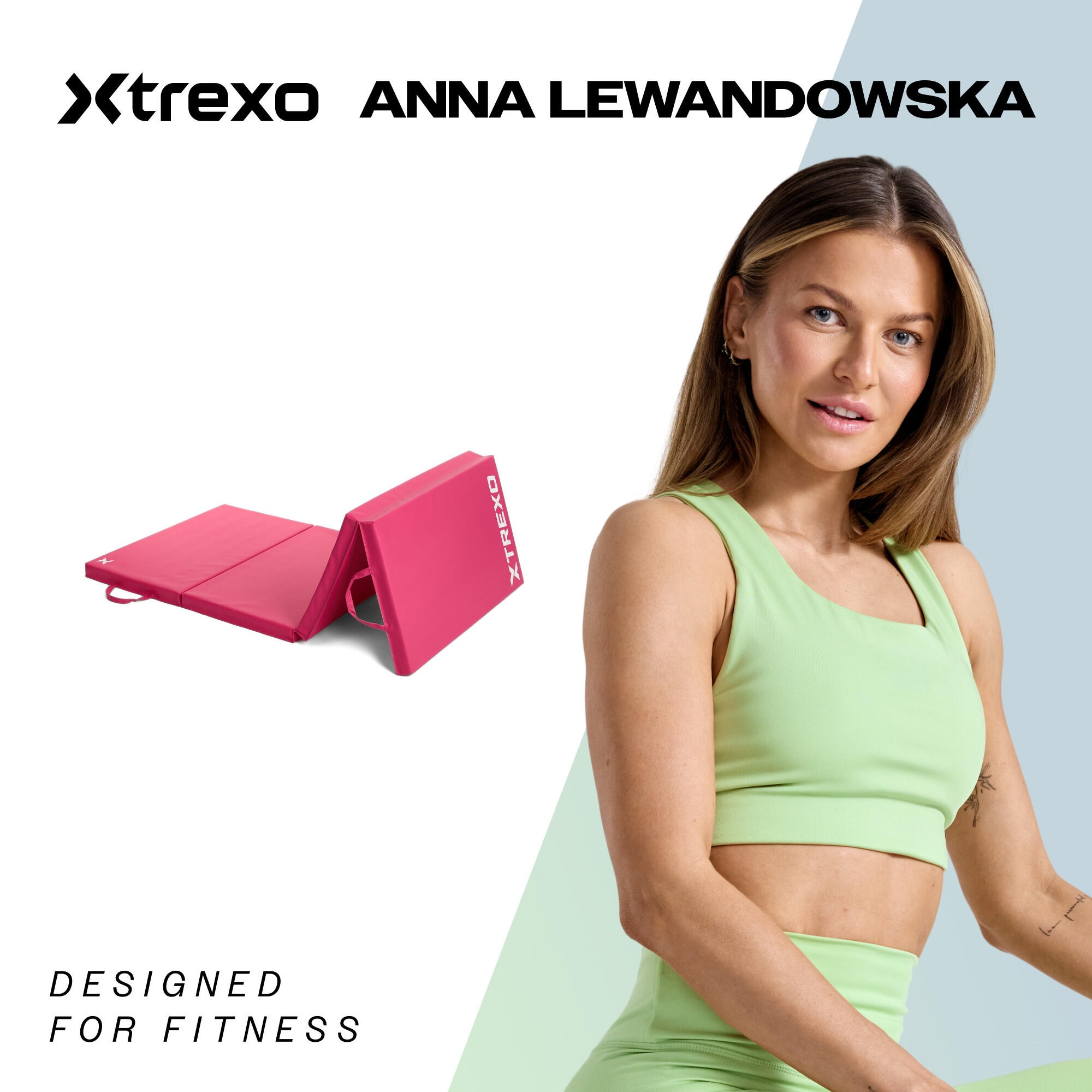 Colchão de ginástica dobrável XTREXO 195x80x5cm 2/7
