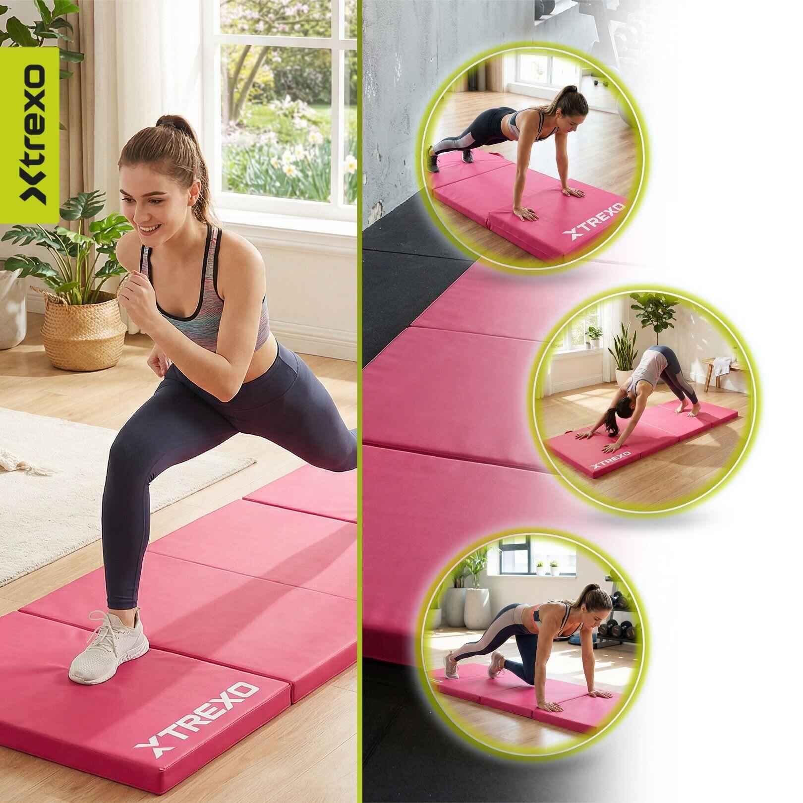 Colchão de ginástica dobrável XTREXO 195x80x5cm 5/7