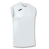 Camiseta Sin Mangas Baloncesto Hombre Joma Combi Blanco 3/7