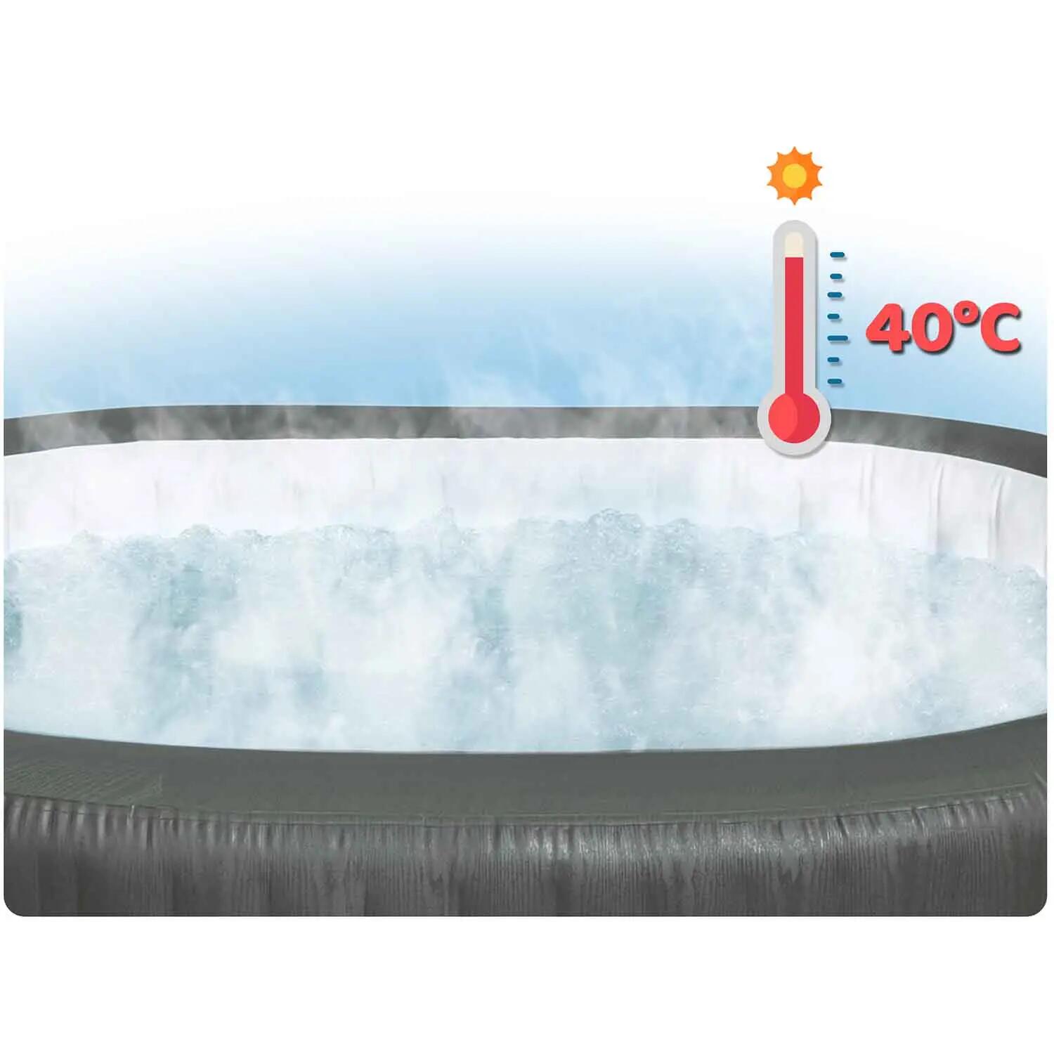 Bestway Spa gonflable ovale Lay-Z-Spa Mauritius AirJet avec WiFi 5-7 personnes 6/10