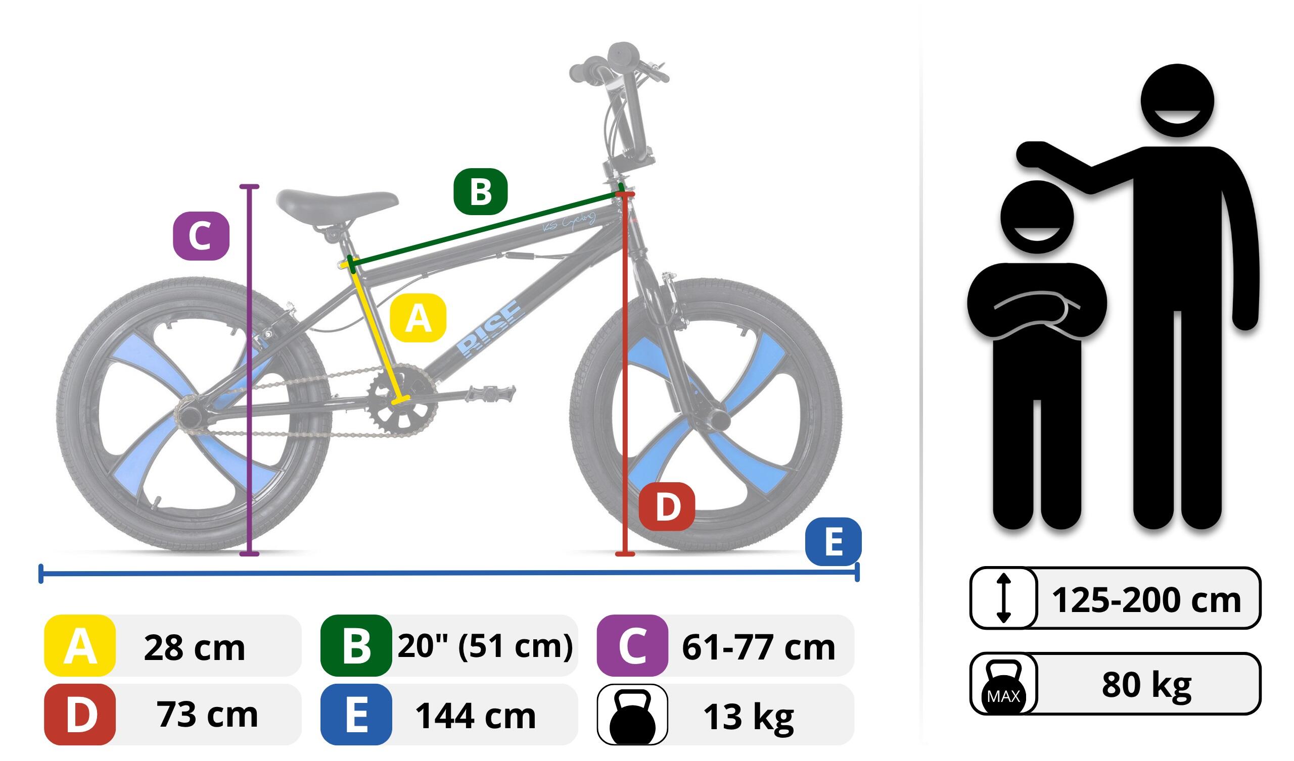 Rower BMX KS Cycling Rise Koła 20" 2/6