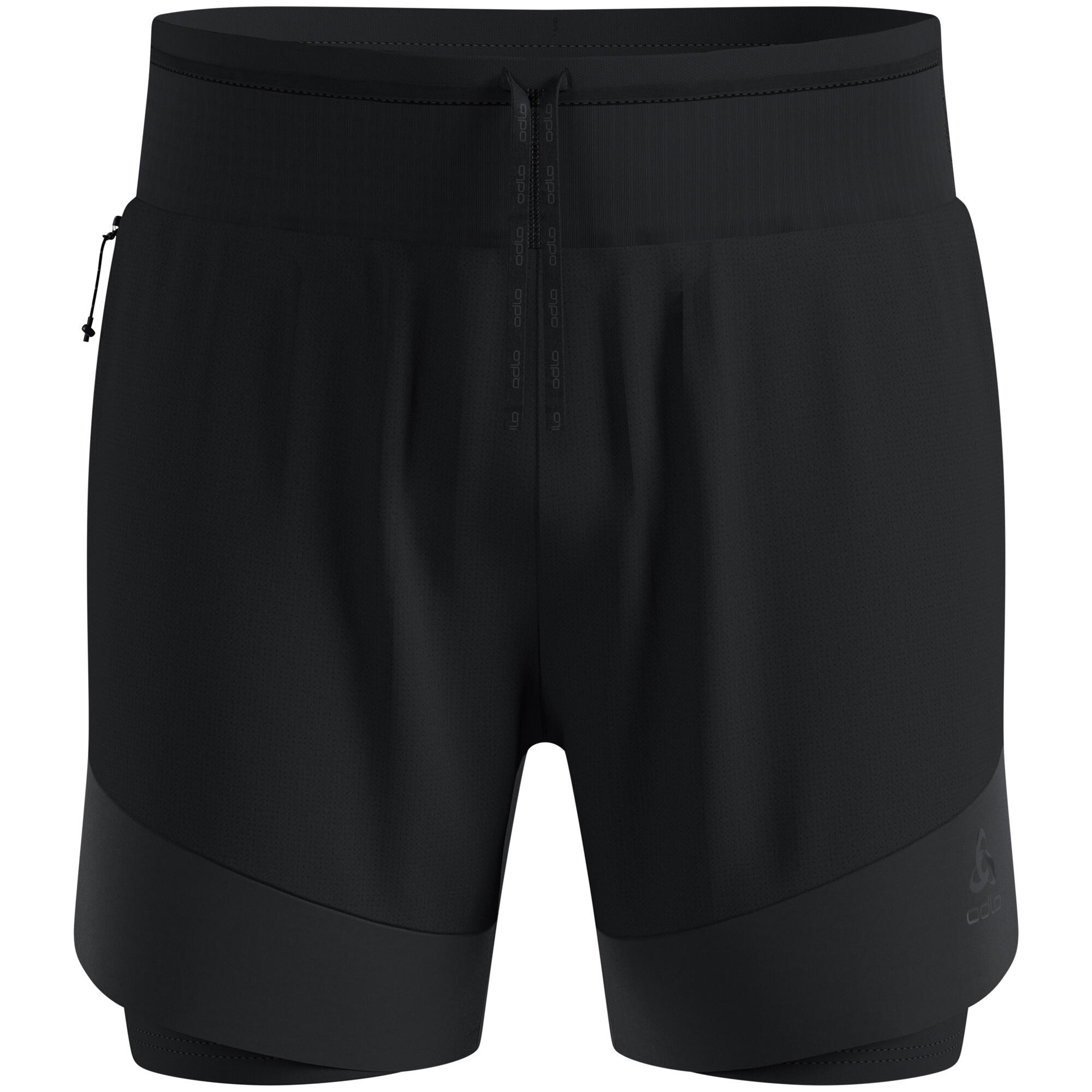 Pantaloncini Da Running 2 In 1 X-Alp Trail 6 Inch ODLO 7/7