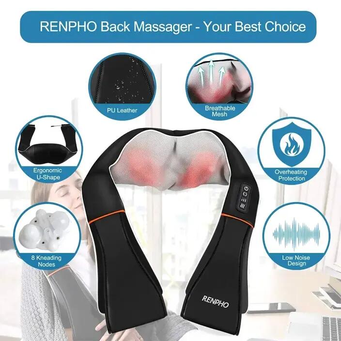 Cervicaal Shiatsu-massageapparaat voor nekmassage 7/7