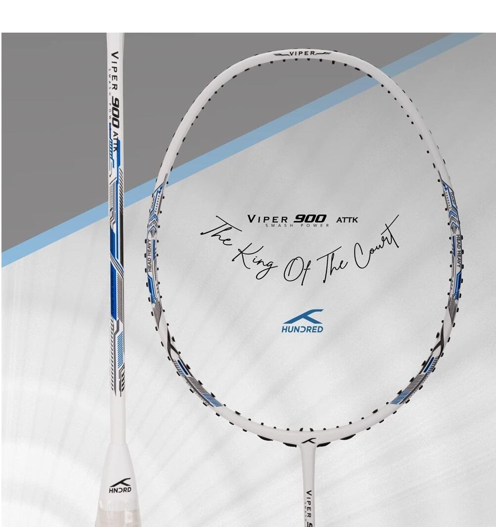 Badmintonschläger - Viper 900 Weiß/Blau 5/6