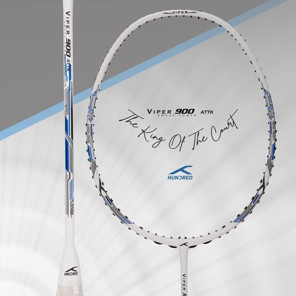 Badmintonschläger - Viper 900 Weiß/Blau 6/6