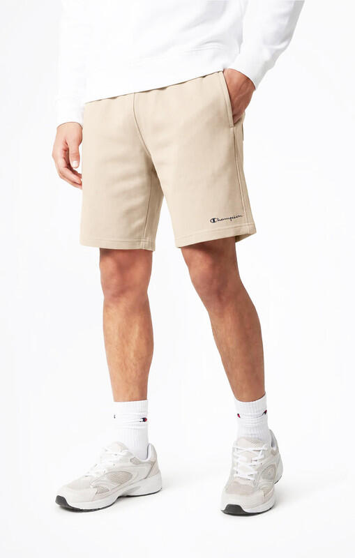 Pantaloncini Bermuda Champion Icons in Cotone e Poliestere Regular Fit  Beige L 2/3