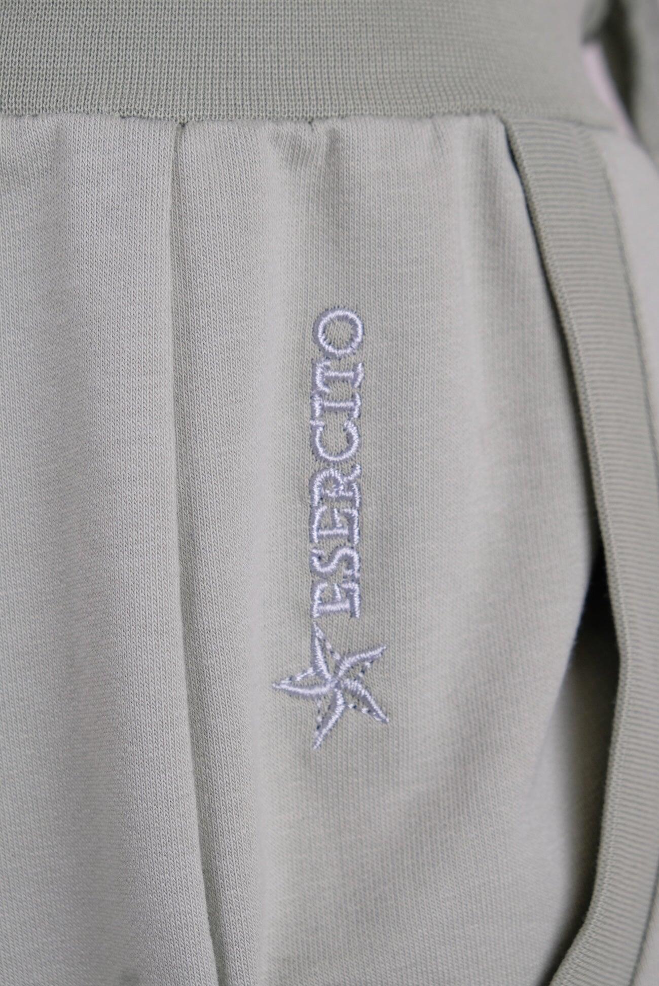 Pantaloni Esercito joggers wide leg con tasche verdi donna 3/3