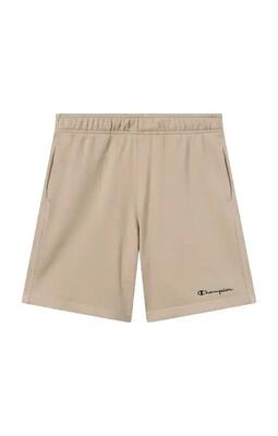 Pantaloncini Bermuda Champion Icons in Cotone e Poliestere Regular Fit Beige S
