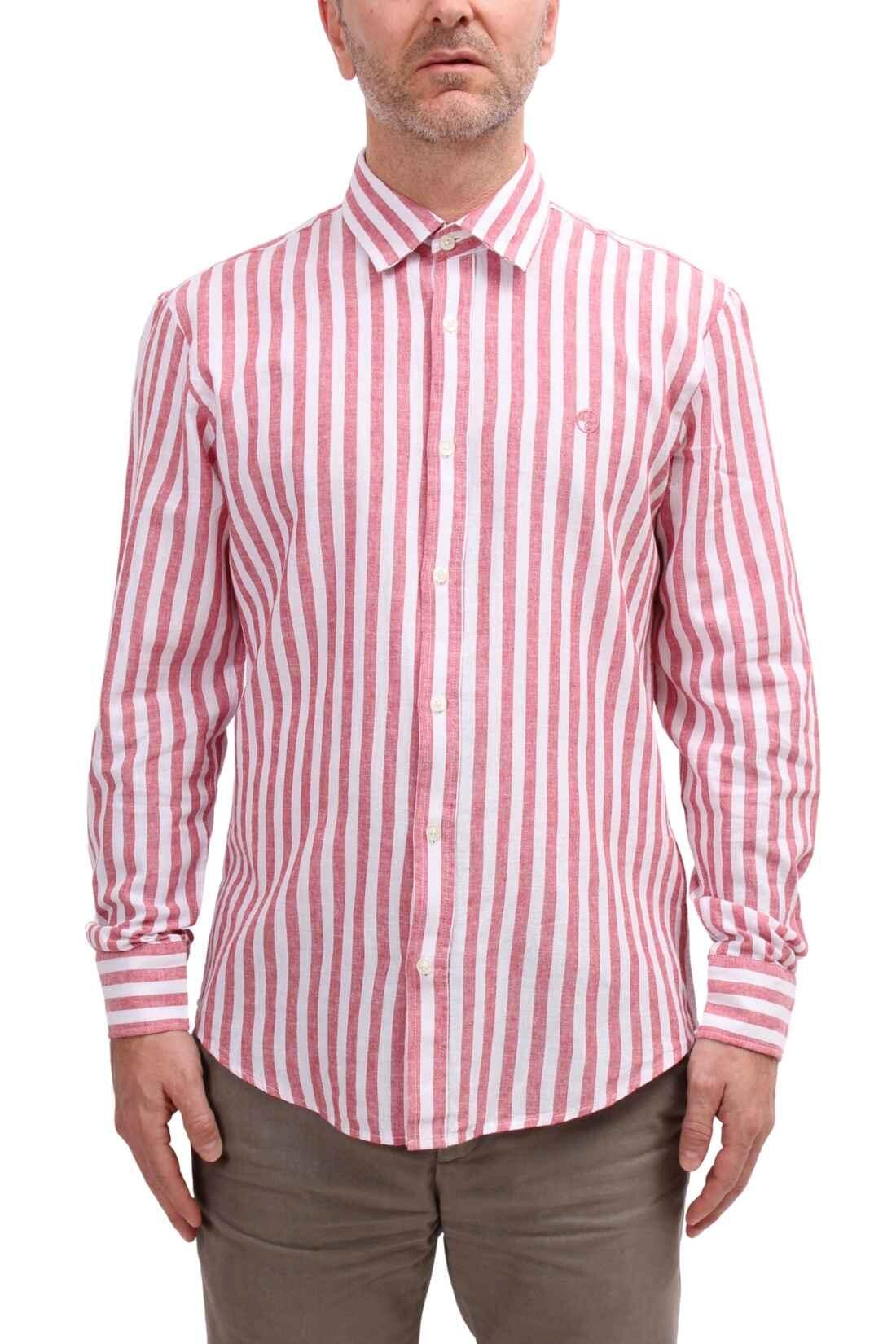 Camicia uomo in misto linologo 3/4