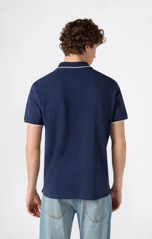 Polo uomo Champion Polo Gallery in cotone piqué – Standard Fit, leggera Blu  S 2/4