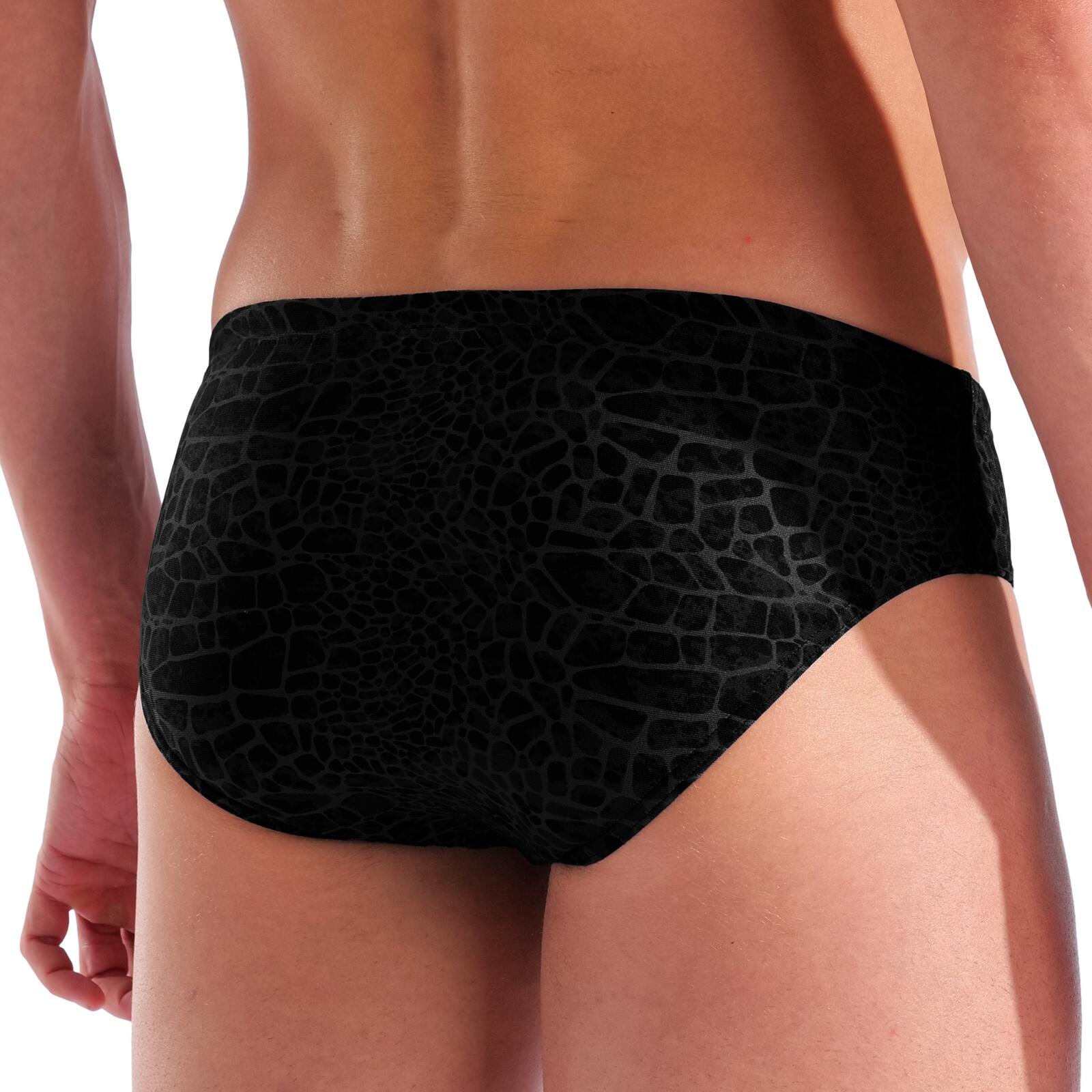 Badeslip chlorbeständig, schnelltrocknend Herren - Snakeskin Swim Brief 6/6