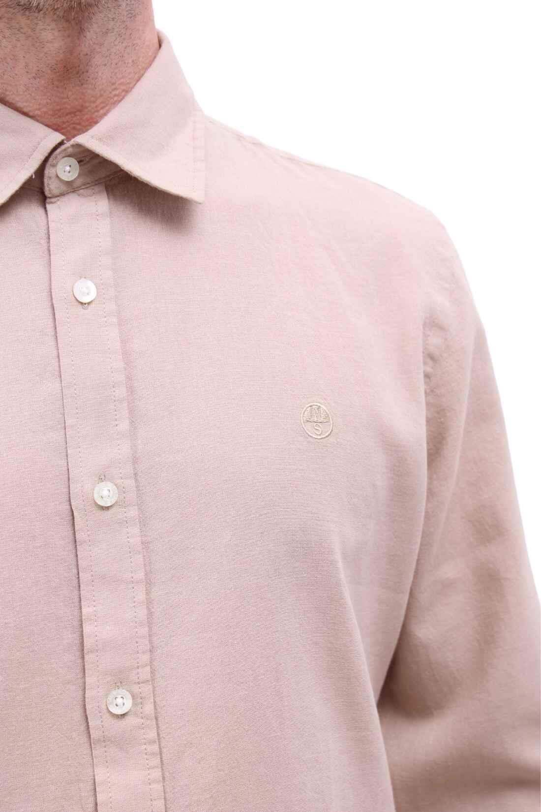 Camicia uomo in misto linologo 2/4