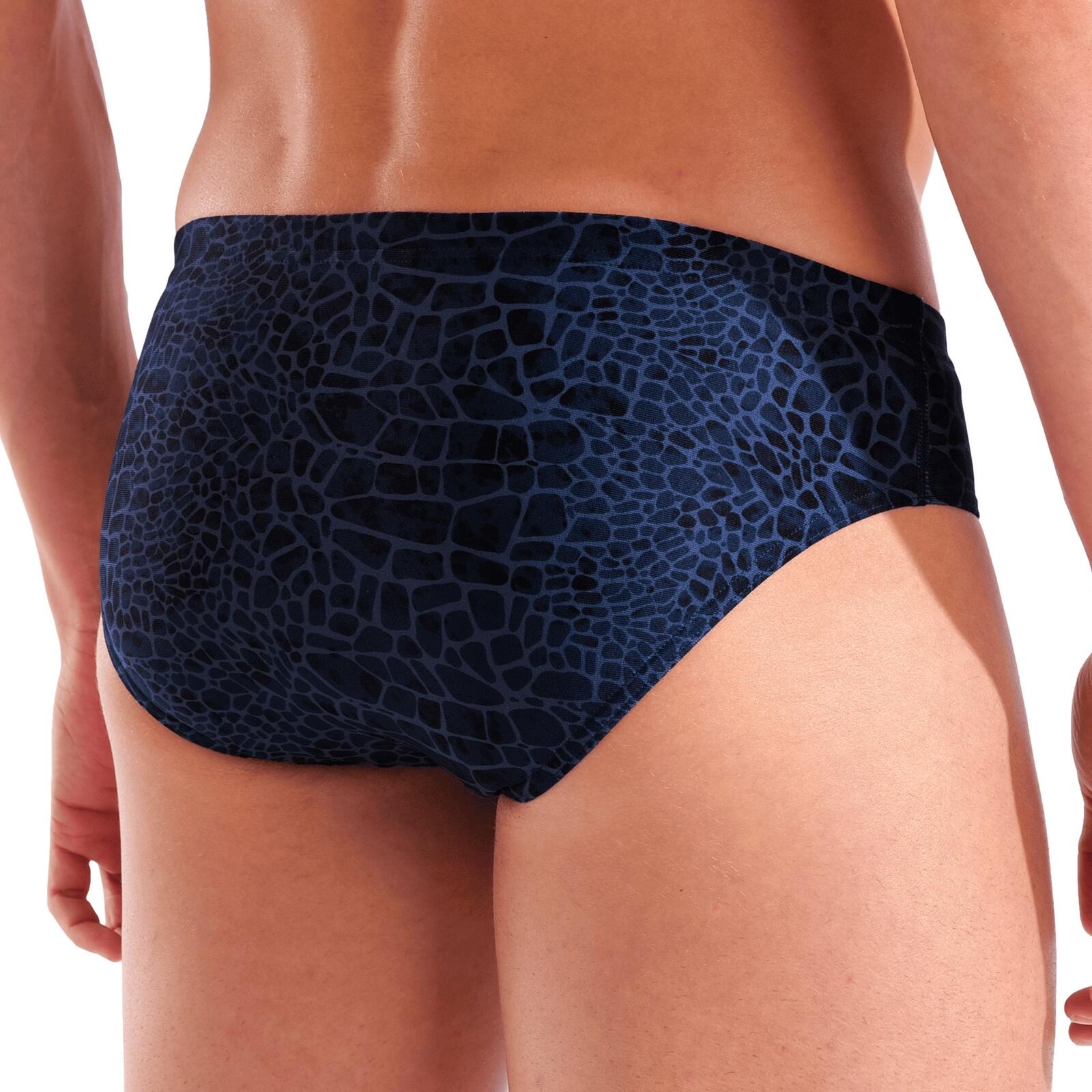 Badeslip chlorbeständig, schnelltrocknend Herren - Snakeskin Swim Brief 6/6