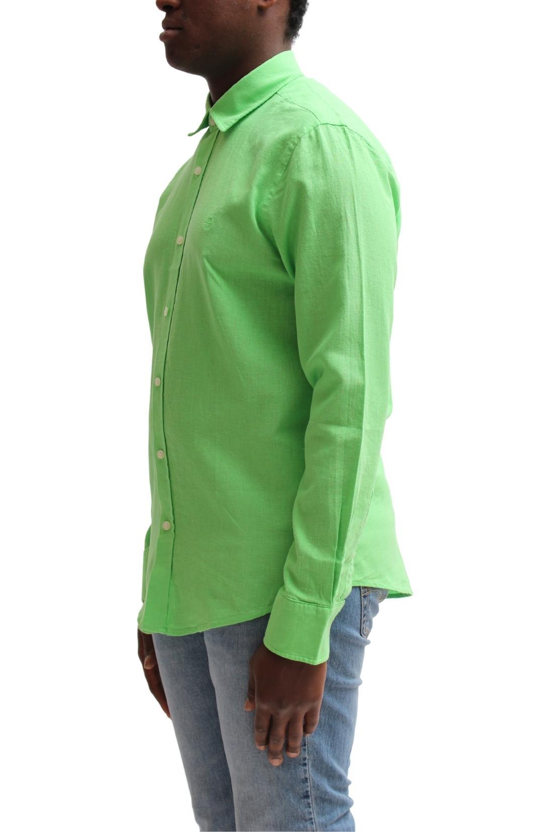 Camicia uomo in misto lino 4/4