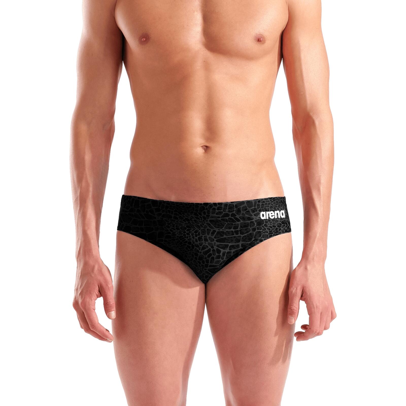Badeslip chlorbeständig, schnelltrocknend Herren - Snakeskin Swim Brief 3/6