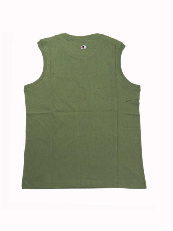 Champion Smanicato in Cotone da Uomo Icons, Regular, Verde L 2/2