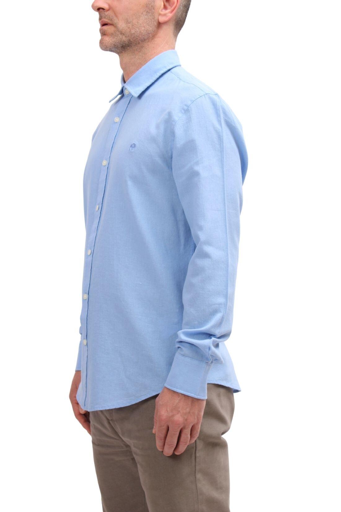 Camicia uomo in misto linologo 4/4