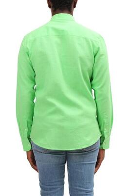 Camicia uomo in misto lino