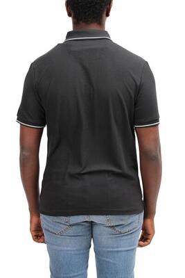Polo - Sportswear - Uomo - Regular fit maniche corte patch logo - Nero