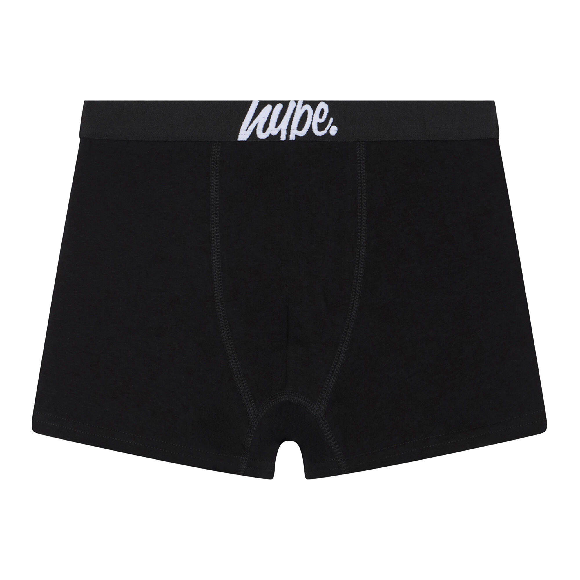 HYPE - 3 Boxers Garçon Noir Olive Imprimé Sous-vêtements Doux Respirants 5/5