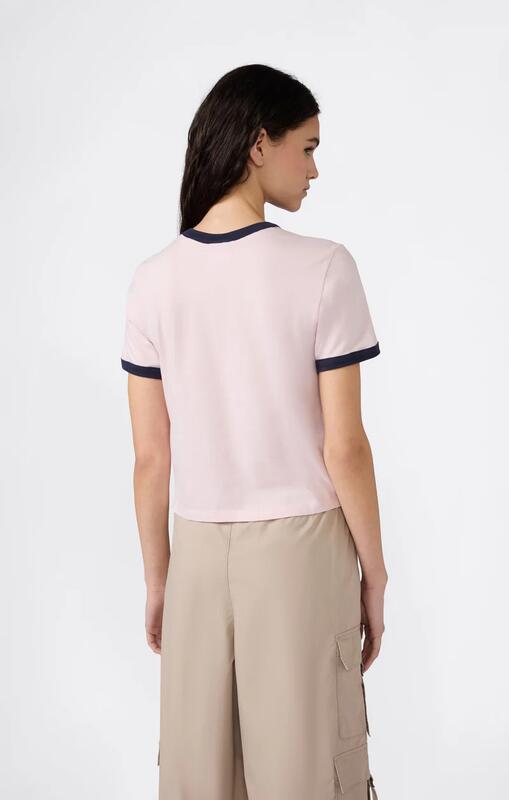 T-shirt crop donna Champion girocollo – top manica corta casual Rosa XS 2/2