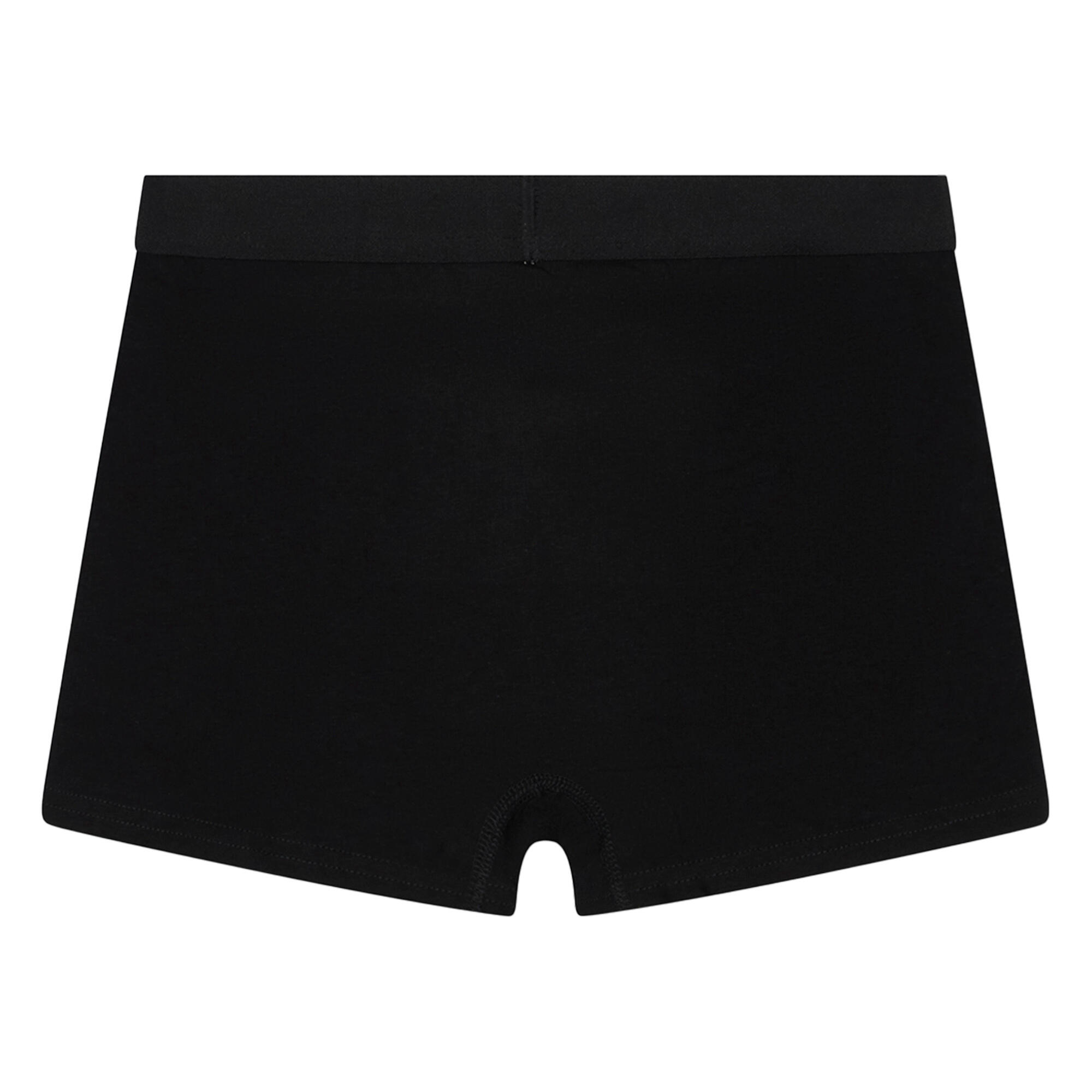 HYPE - 3 Boxers Garçon Noir Sous-vêtements Doux Respirants 4/4