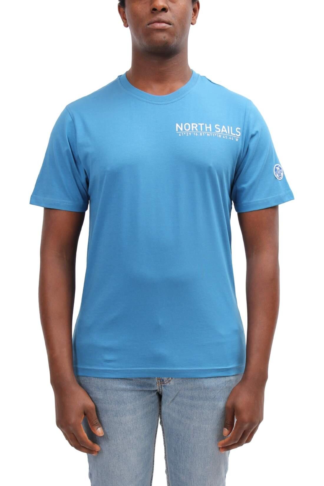 T-shirt uomologo lineare 3/4