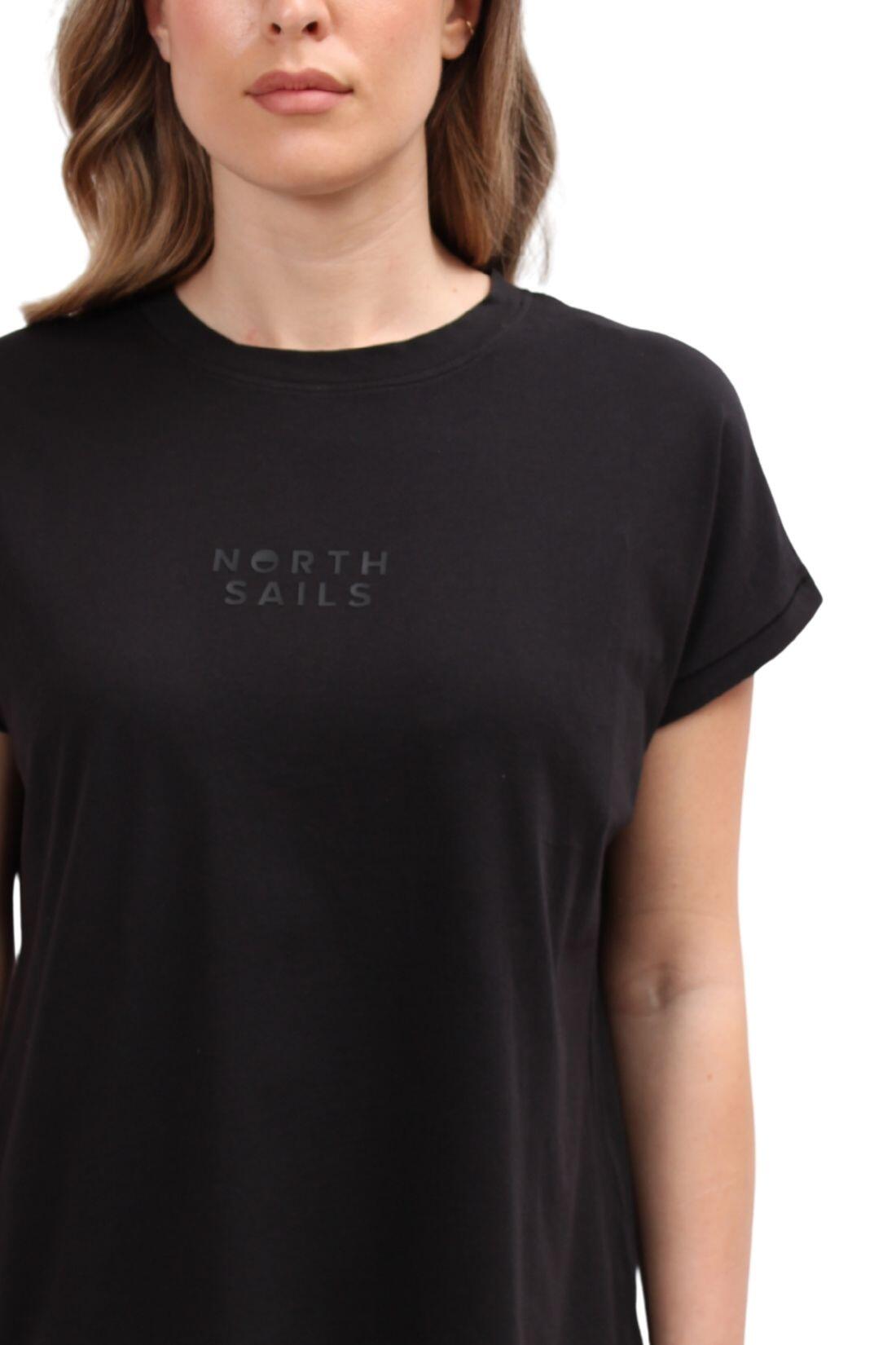 T-shirt donna relaxed con logo 2/4