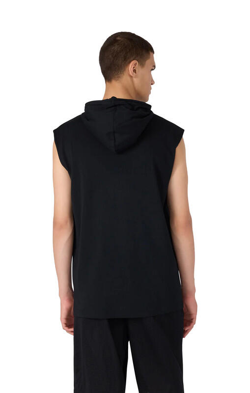 Canotta con cappuccio uomo Champion Icons Jersey di cotone leggero Nero L 2/3
