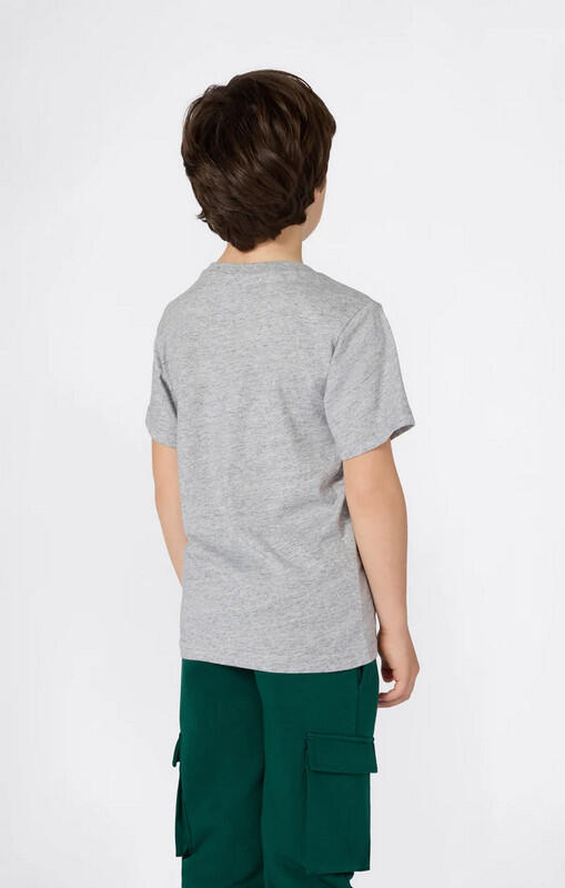 Champion Script Shop - Maglietta a Maniche Corte da Ragazzo,Grigio12A 2/3