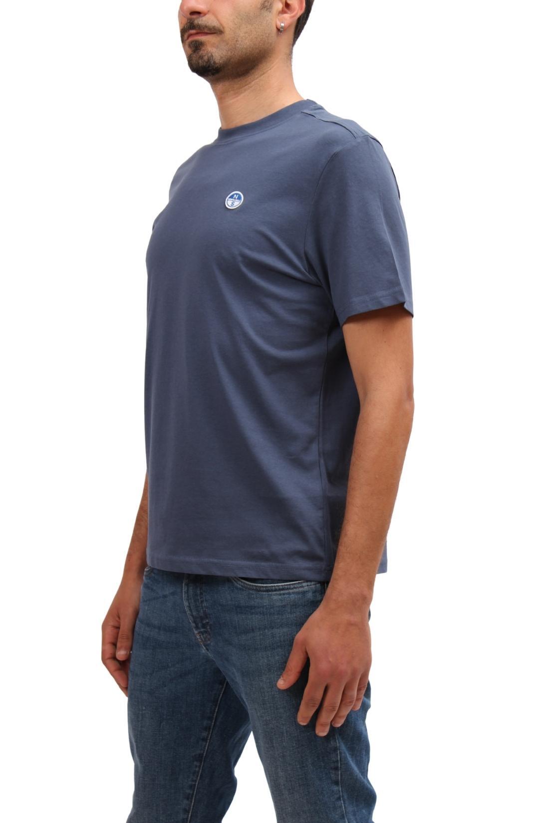 Camiseta - Sportswear - Hombre - Con logo, algodón 100% - Azul 4/4