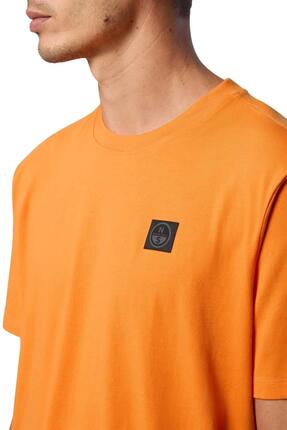 T-shirt - sportswear - Heren - North Sails - Relaxed fit met logo - Oranje