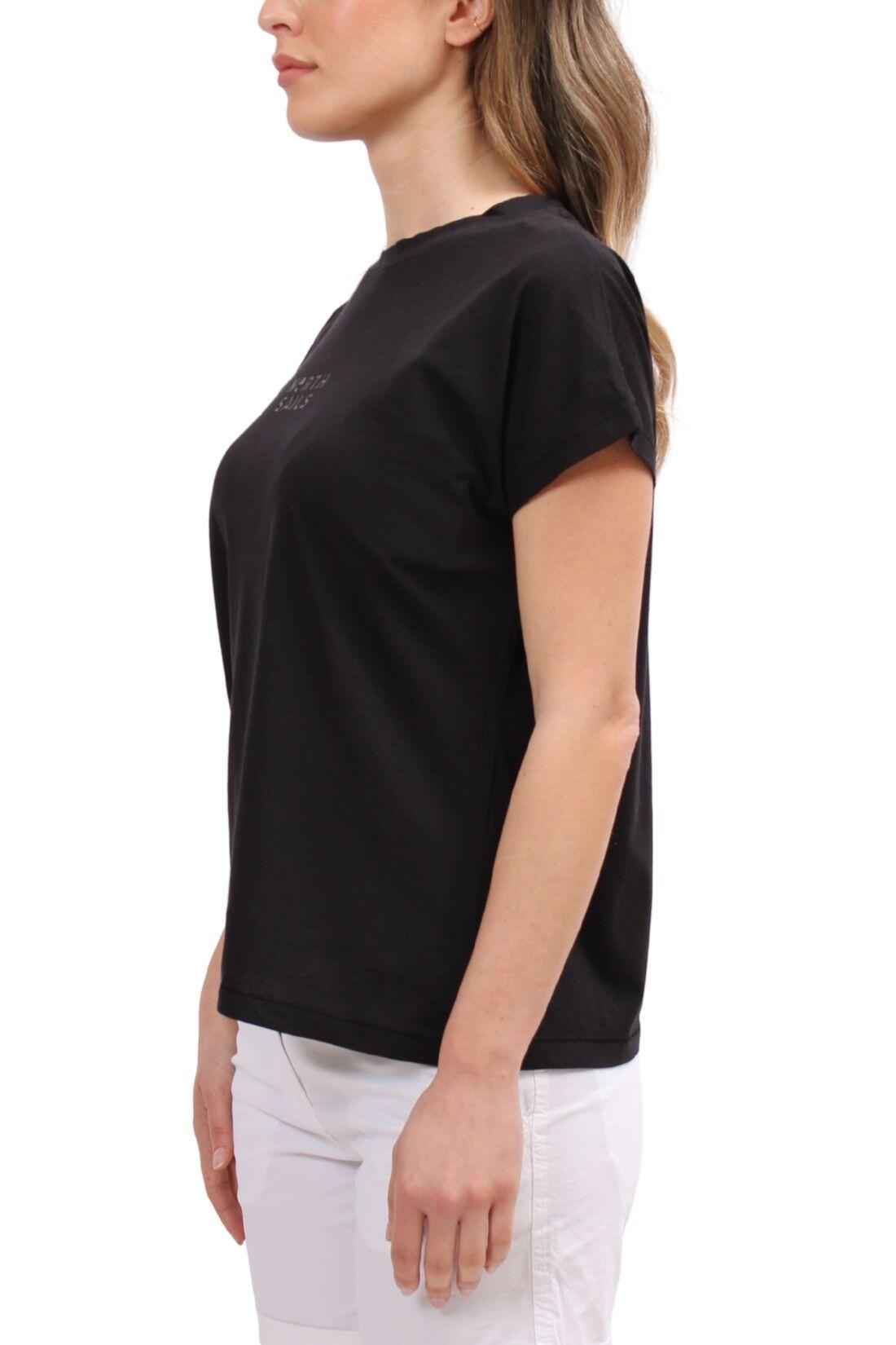 T-shirt donna relaxed con logo 4/4