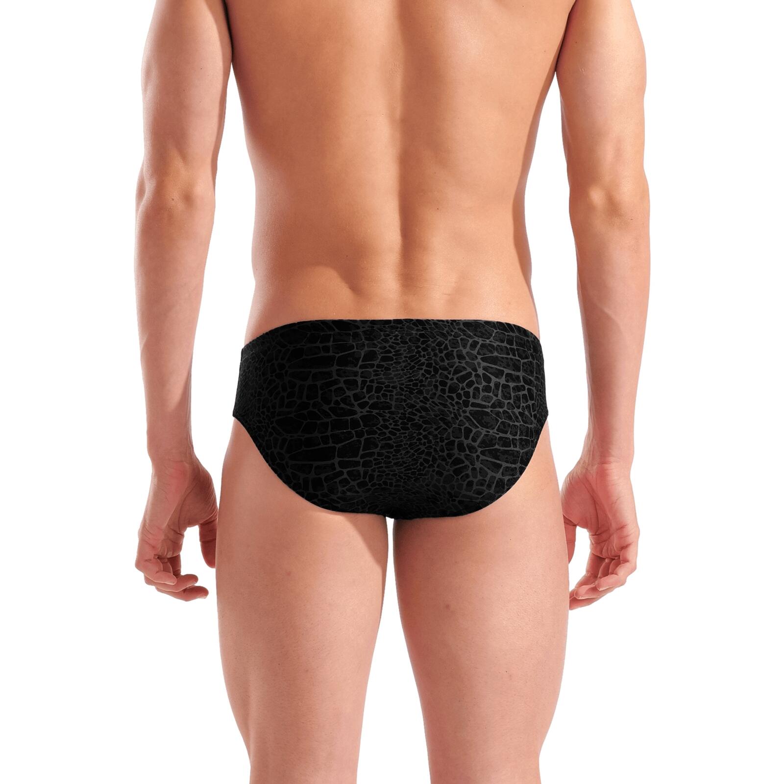Badeslip chlorbeständig, schnelltrocknend Herren - Snakeskin Swim Brief 4/6