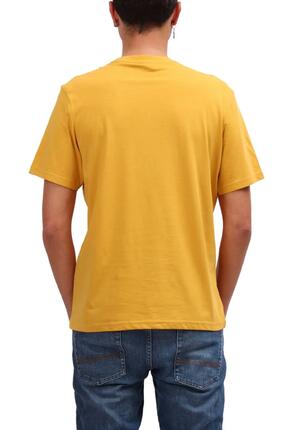 T-shirt - sportswear - Heren - Regular fit - met logo - okergeel
