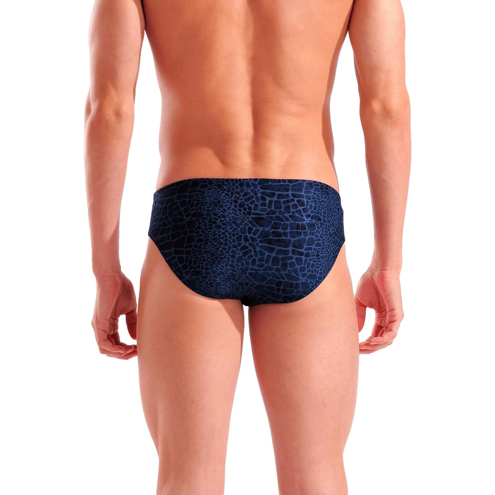 Badeslip chlorbeständig, schnelltrocknend Herren - Snakeskin Swim Brief 4/6