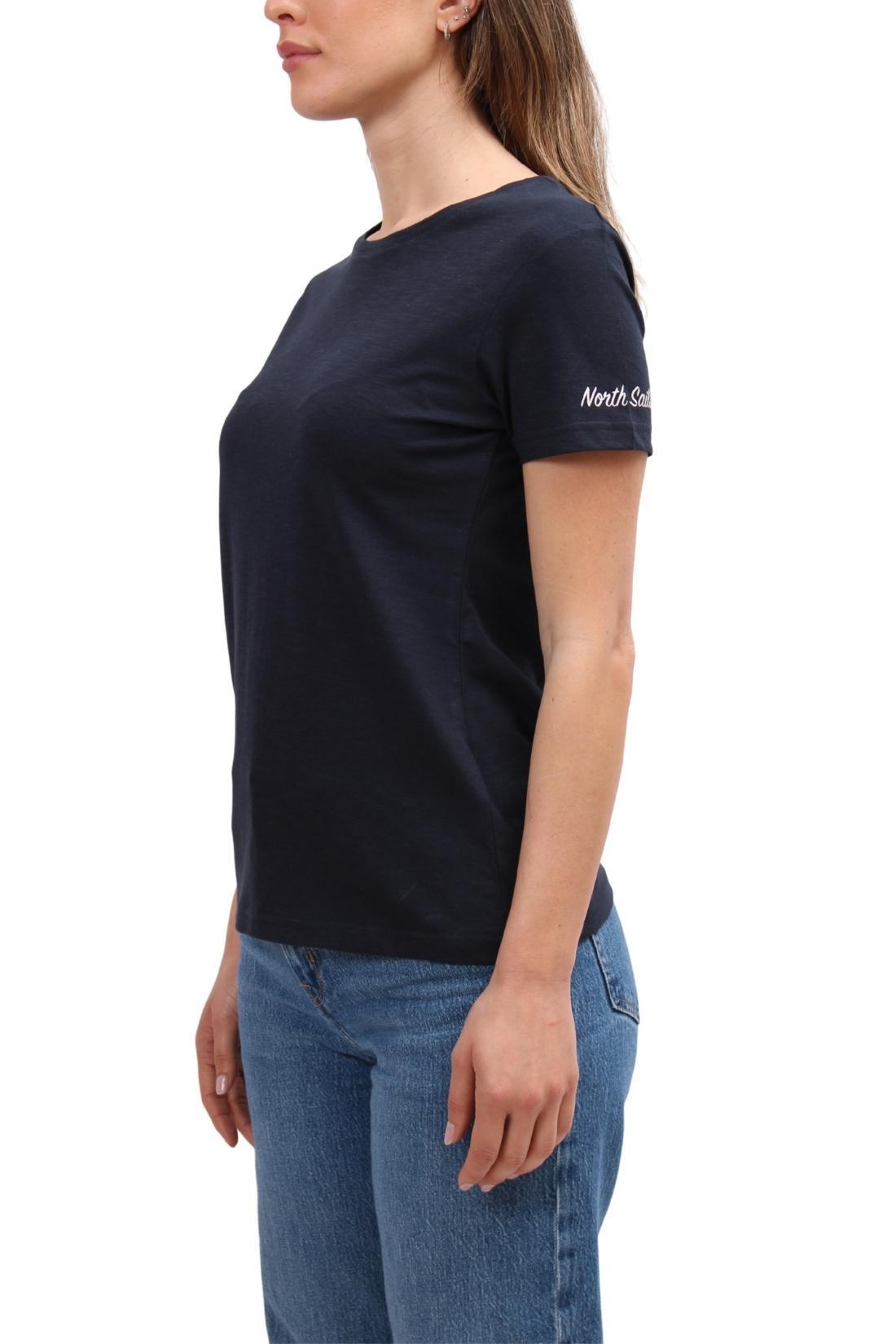 T-shirt donna in cotone organico fiammato 4/4