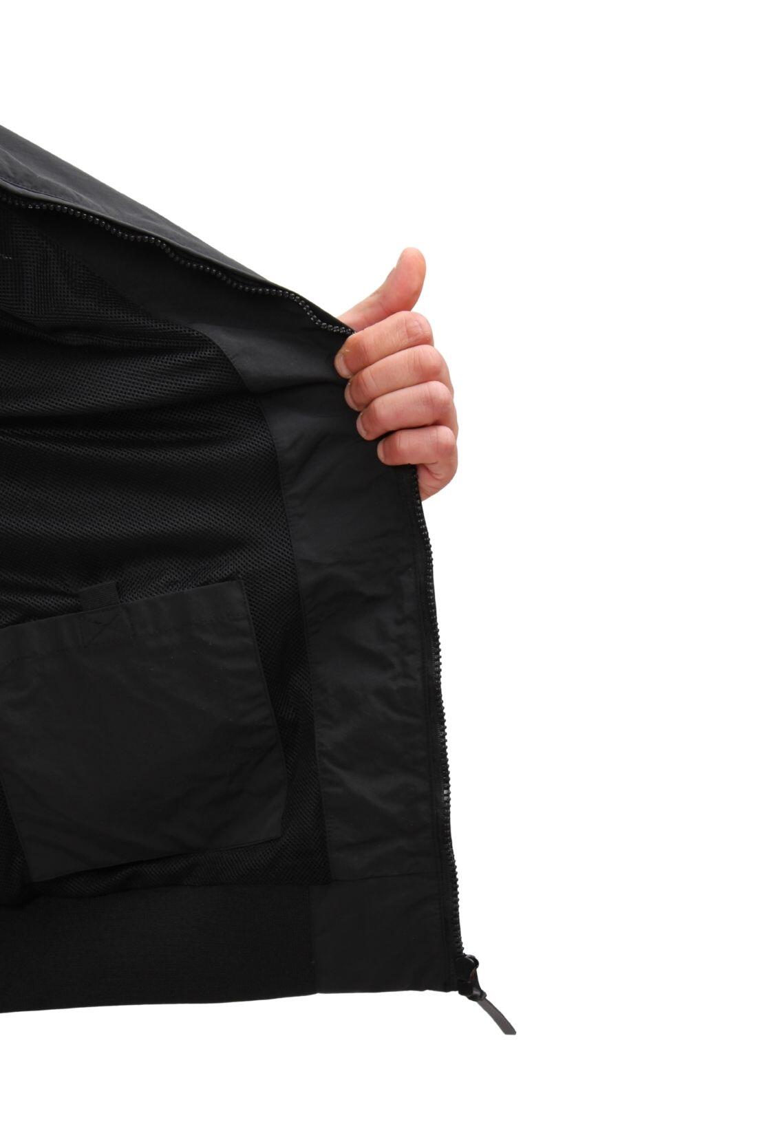 Bomber - deportivo - Hombre - Ligera cortavientos - Logo - Negro 3/5