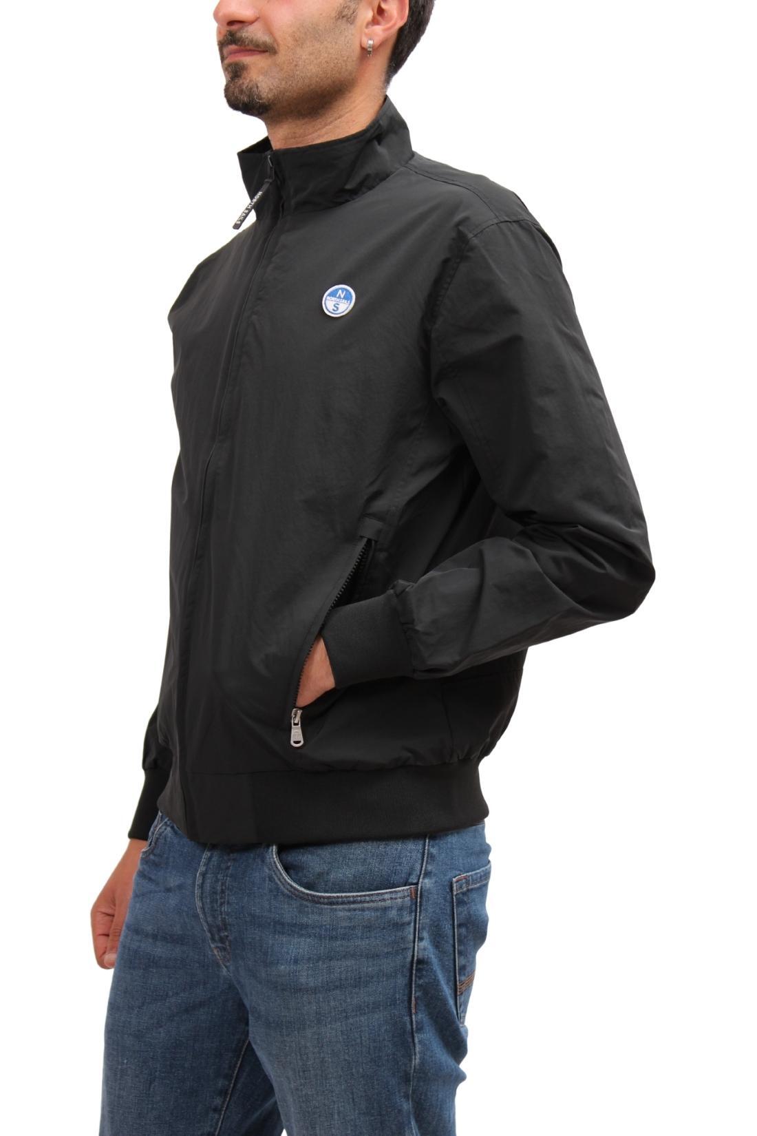 Bomber - deportivo - Hombre - Ligera cortavientos - Logo - Negro 5/5