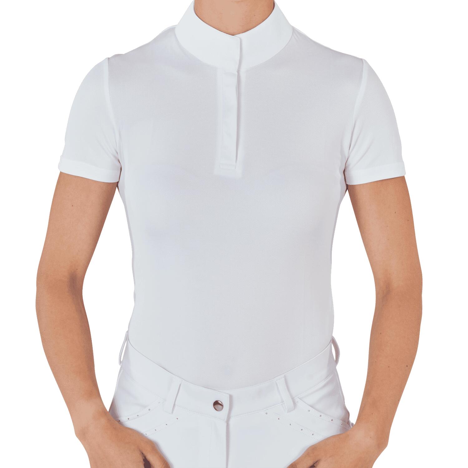 Turniershirt Damen Aarhus weiß 3/6