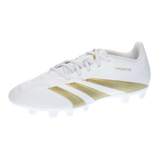Chaussures de football adidas Predator Club FG Blanc/Or