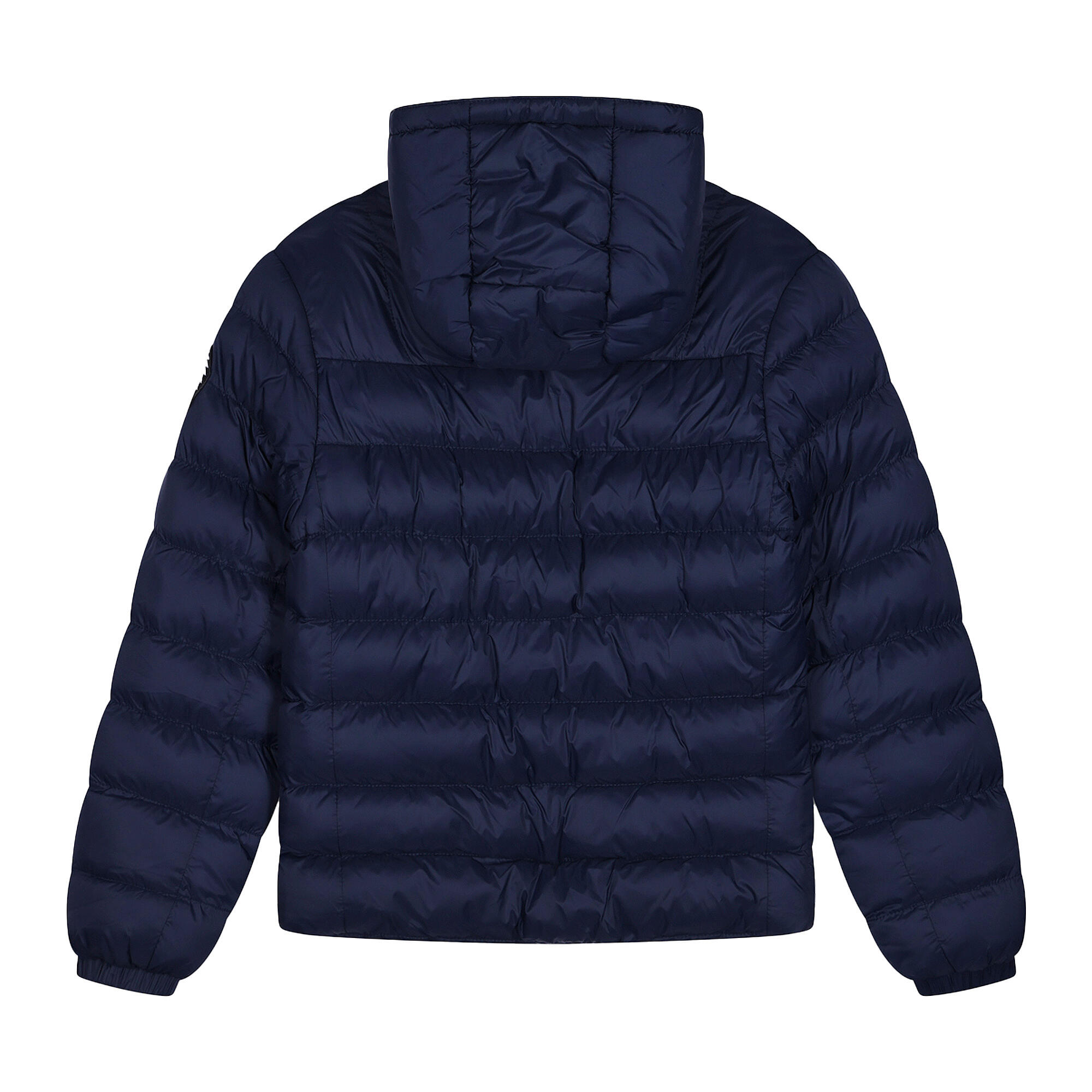 HYPE - Doudoune enfant bleu marine capuche chaude matelassée coat 2/5