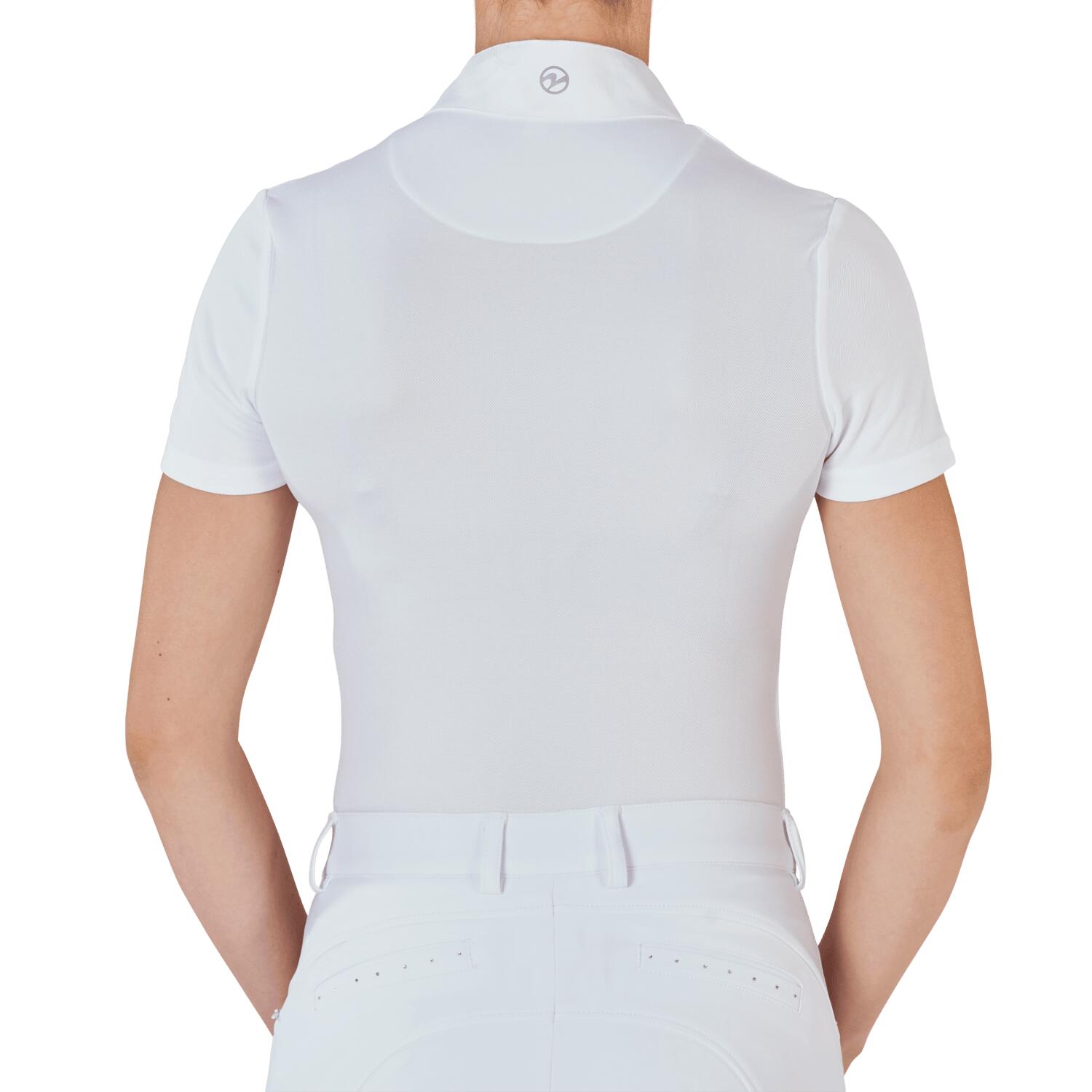 Turniershirt Damen Aarhus weiß 4/6