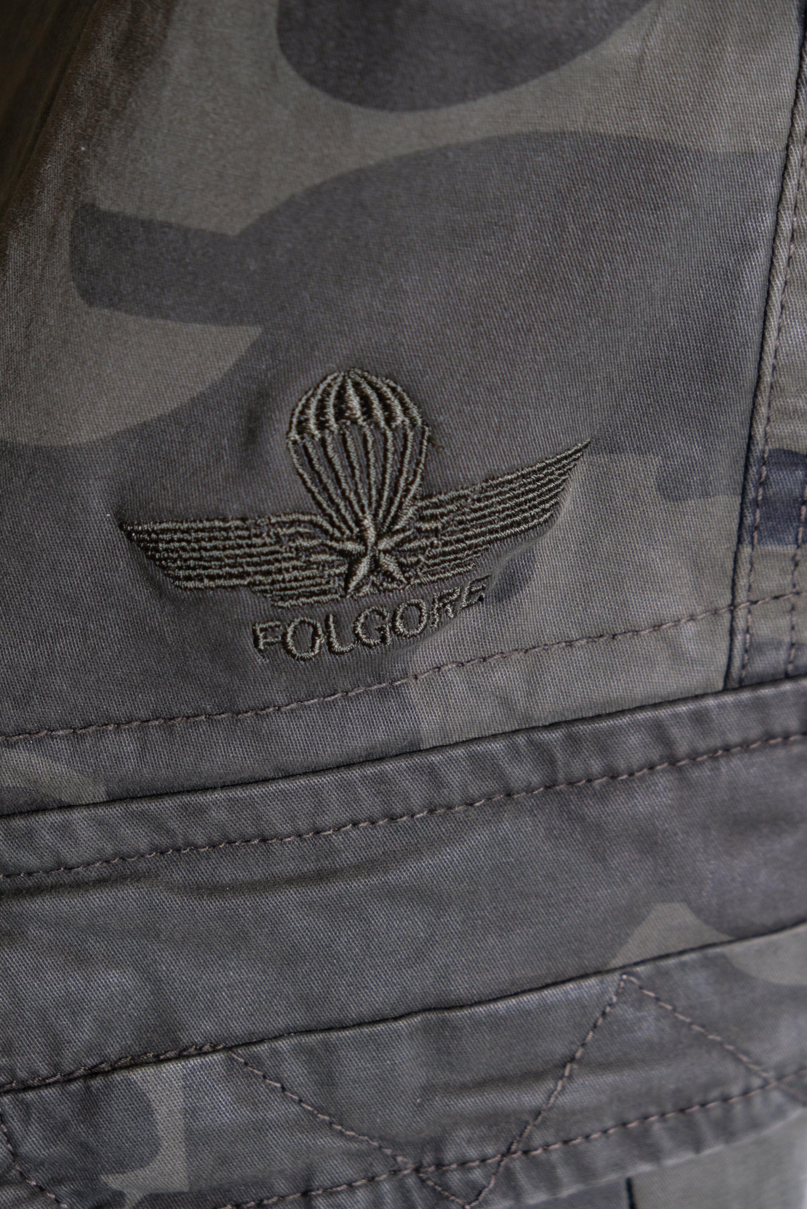 Pantaloni Folgore cargo con tasconi mimetici uomo 3/4