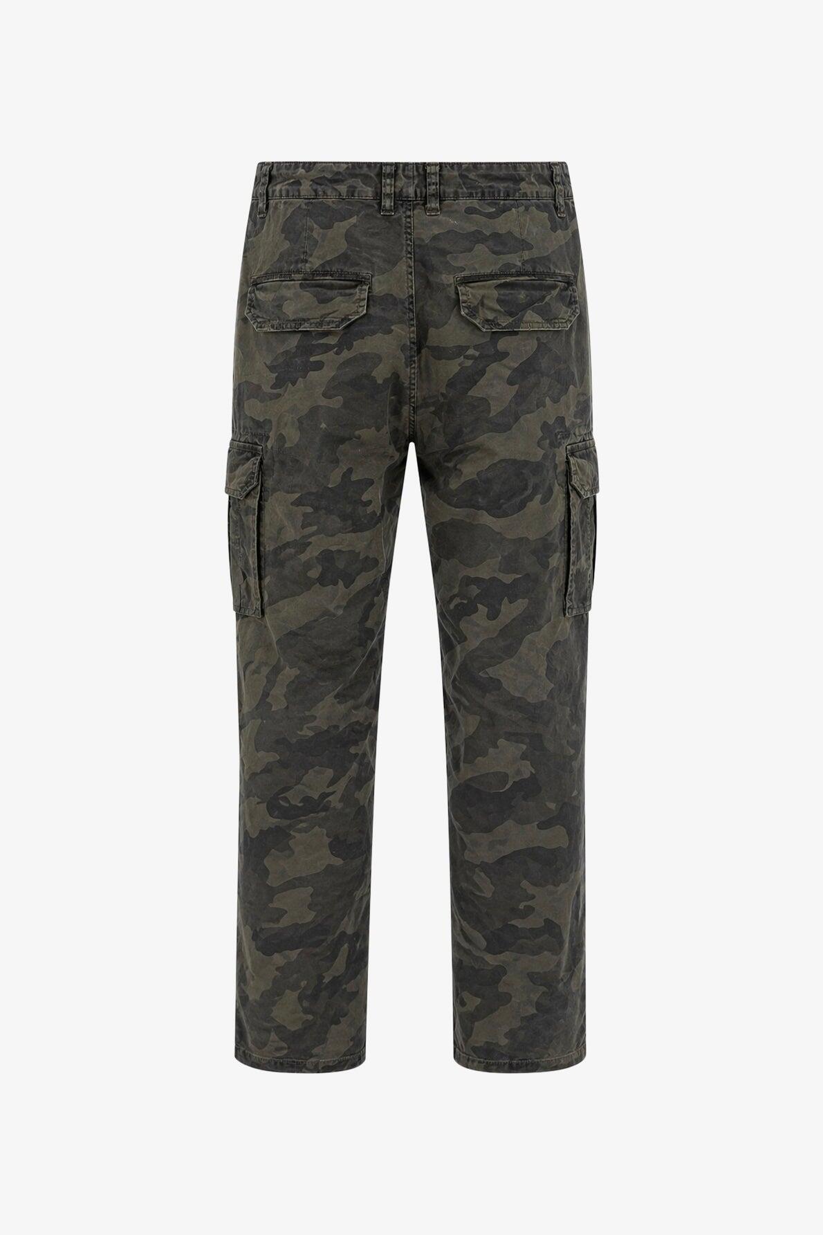 Pantaloni Folgore cargo con tasconi mimetici uomo 2/4