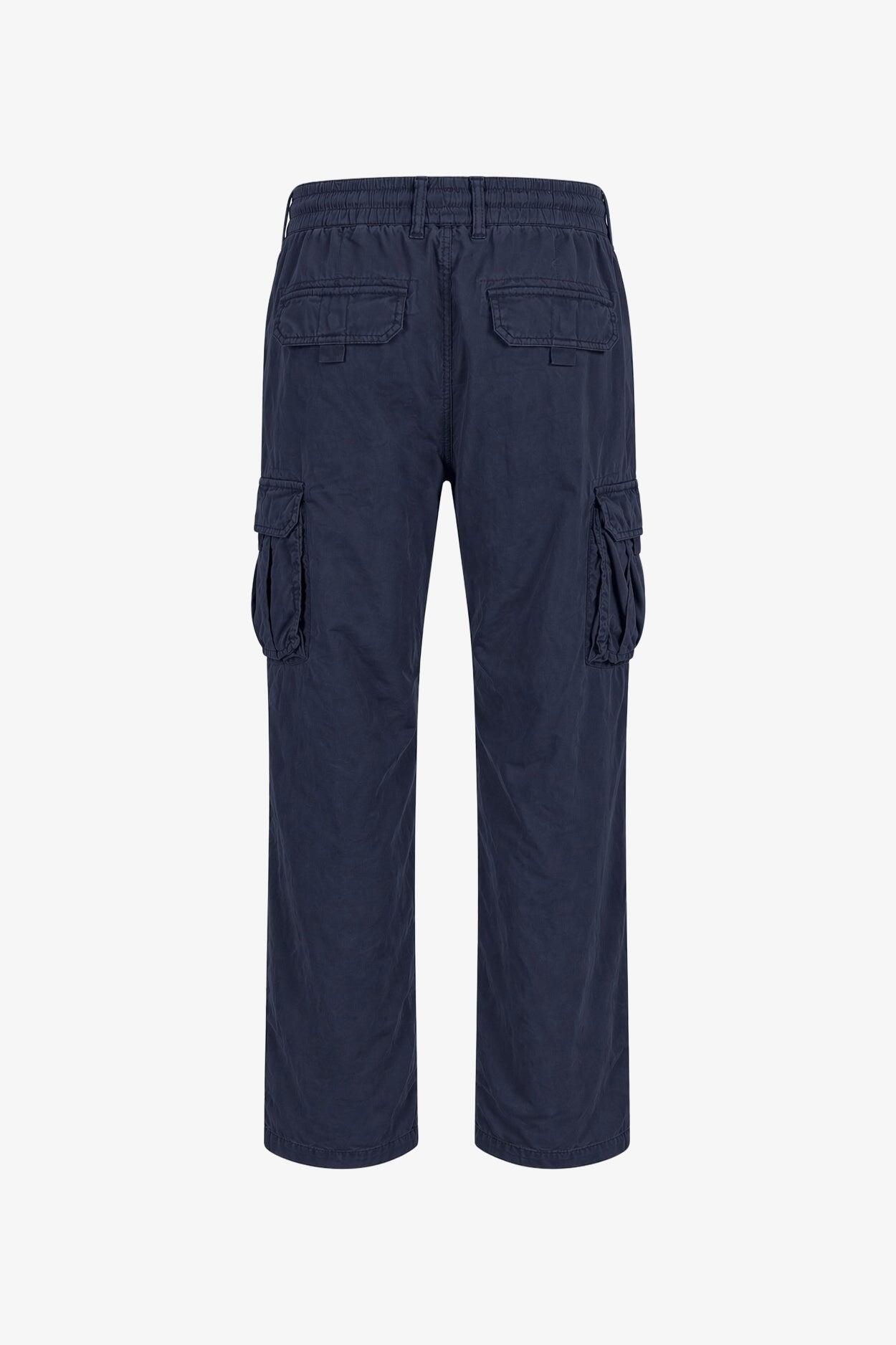 Pantaloni Folgore con tasconi blu uomo 2/3