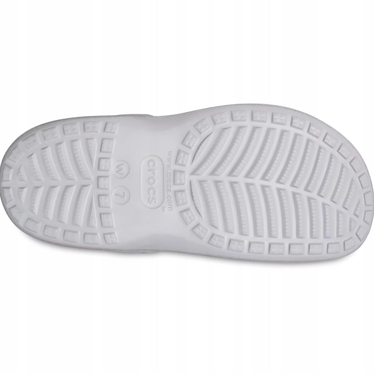Chodaki Dla Dorosłych Crocs Baya Platform Lined Glitter Clog 4/6