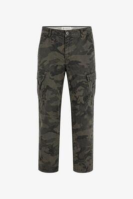 Pantaloni Folgore cargo con tasconi mimetici uomo
