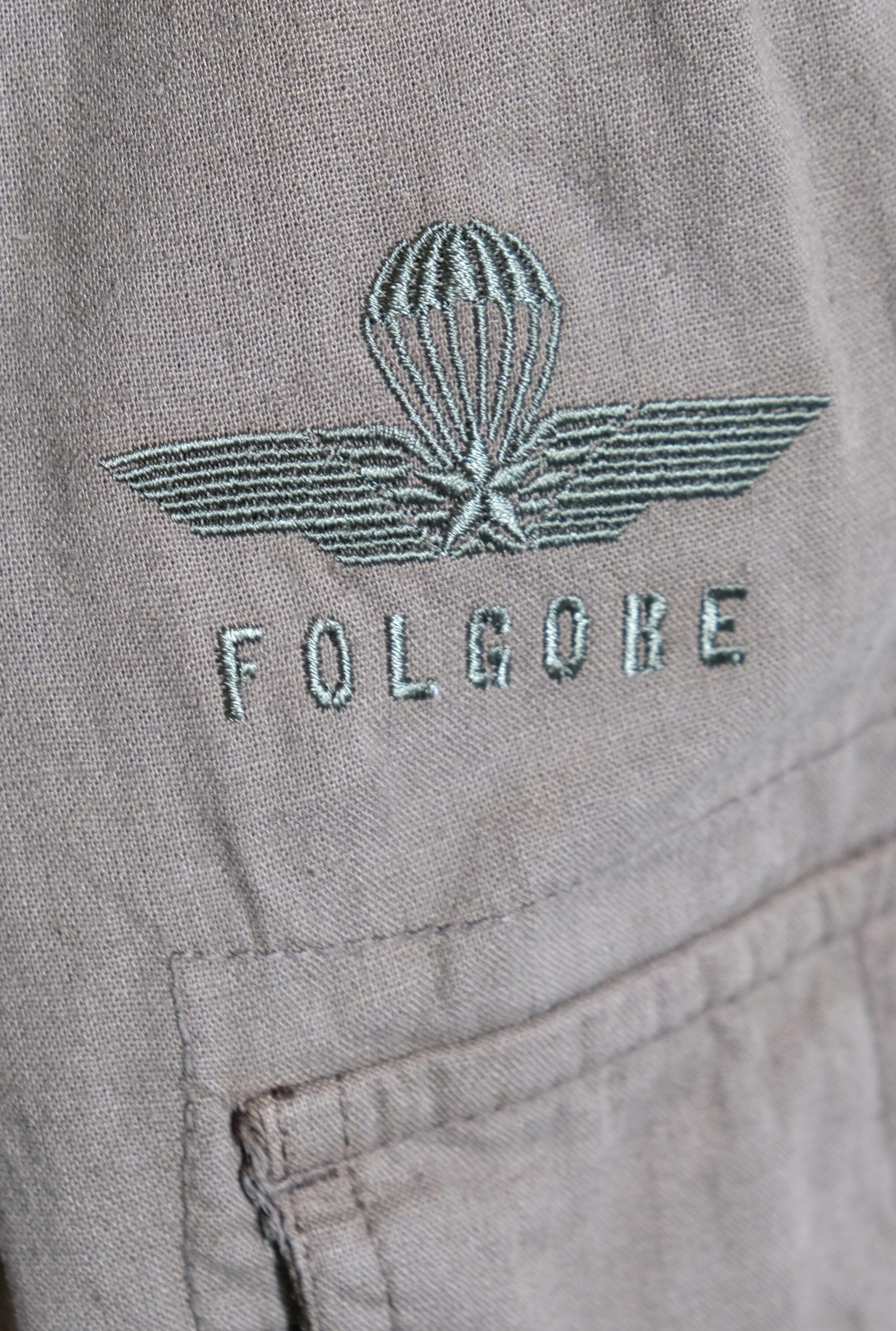 Pantaloni Folgore con tasconi militare uomo 3/4